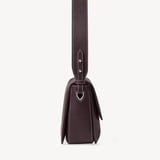 Ella Grande Crossbody Wine Milled Pebble
