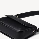 Ella Grande Crossbody Black Milled Pebble