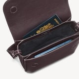 Ella Grande Crossbody Wine Milled Pebble