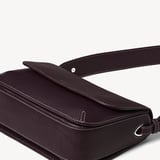 Ella Grande Crossbody Wine Milled Pebble