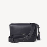 Ella Grande Crossbody Classic Navy Milled Pebble