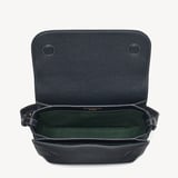 Ella Grande Crossbody Classic Navy Milled Pebble