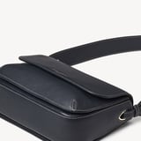 Ella Grande Crossbody Classic Navy Milled Pebble