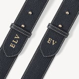 Ella Grande Crossbody Classic Navy Milled Pebble