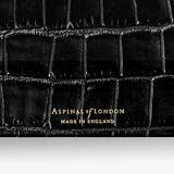 2027 A4 Day to Page Diary Deep Shine Black Croc