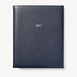2027 A4 Week to View Diary Navy Pebble