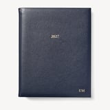 2027 A4 Week to View Diary Navy Pebble