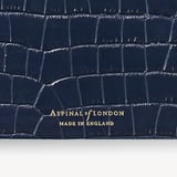 2027 A4 Week to View Diary Deep Shine Navy Small Croc