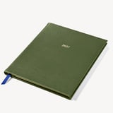 2027 A4 Week to View Diary Racing Green Pebble