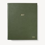 2027 A4 Week to View Diary Racing Green Pebble