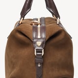 Hudson Midi Praline Suede & Chocolate Milled Pebble