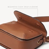 Ella Crossbody Tan Milled Pebble