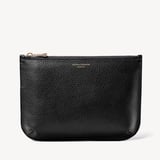 Large Ella Pouch Black Pebble