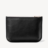 Large Ella Pouch Black Pebble