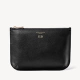 Large Ella Pouch Black Pebble