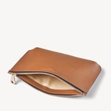 Large Ella Pouch Smooth Tan