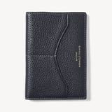 Hudson Passport Cover Classic Navy Milled Pebble