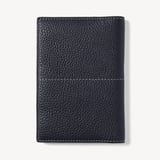 Hudson Passport Cover Classic Navy Milled Pebble