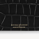 2027 A4 Week to View Diary Deep Shine Black Croc