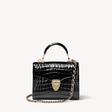 Mini Mayfair® Black Patent Croc