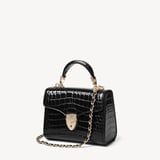 Mini Mayfair® Black Patent Croc