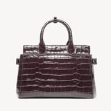 Savannah Deep Shine Dark Amazon Brown Croc