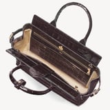Savannah Deep Shine Dark Amazon Brown Croc