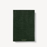 2027 A5 Day to Page Diary Deep Shine Evergreen Small Croc