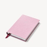 2027 A5 Day to Page Diary Deep Shine Powder Lilac Small Croc