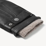 Men's Aerodrome Leather Gloves Black Deerskin