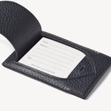 Hudson Luggage Tag Classic Navy Milled Pebble
