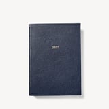 2027 A5 Week to View Diary Navy Pebble