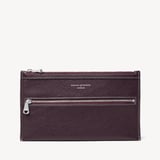 Hudson Travel Pouch Wine Milled Pebble