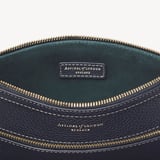 Hudson Travel Pouch Classic Navy Milled Pebble