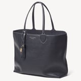 Hudson Tote Classic Navy Milled Pebble