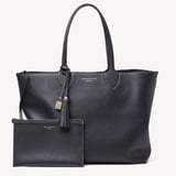 Hudson Tote Classic Navy Milled Pebble