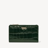 Mayfair® Coin & Card Wallet Deep Shine Evergreen Croc