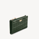 Mayfair® Coin & Card Wallet Deep Shine Evergreen Croc
