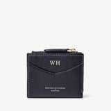 Hudson Multi-Use Pocket Wallet Classic Navy Milled Pebble