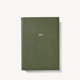 2027 A5 Week to View Diary Racing Green Pebble