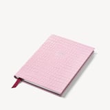 2027 A5 Week to View Diary Deep Shine Powder Lilac Small Croc
