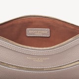 Hudson Travel Pouch Moleskin Milled Pebble