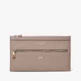 Hudson Travel Pouch Moleskin Milled Pebble