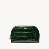 Classic Makeup Case Deep Shine Evergreen Croc