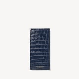 2027 Slim Pocket Diary Deep Shine Navy Small Croc