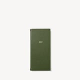 2027 Slim Pocket Diary Racing Green Pebble