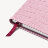 2027 Slim Pocket Diary Deep Shine Powder Lilac Small Croc