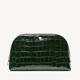 Classic Toiletry Bag Deep Shine Evergreen Croc