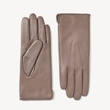 Women's Cashmere Lined Leather Gloves Moleskin Nappa