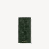2027 Slim Pocket Diary Deep Shine Evergreen Small Croc